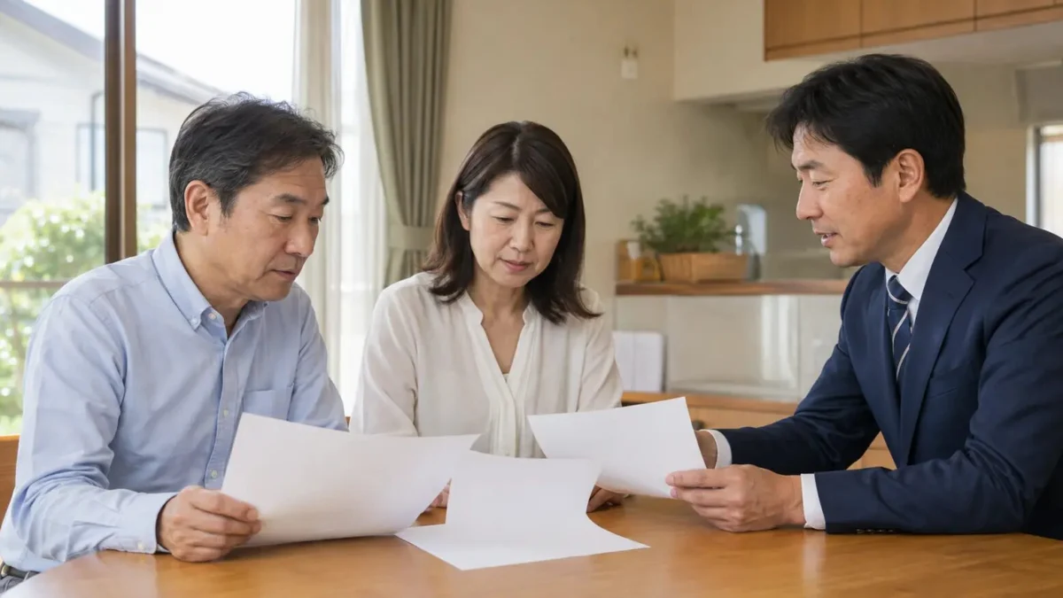 年最新】薩摩川内市の住宅の複数の売却案を比較する家族