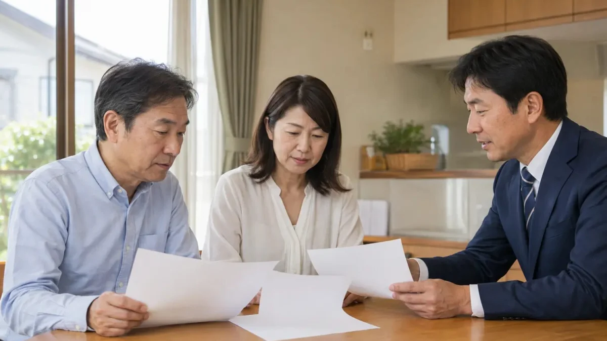 年最新版】筑紫野市の住宅の売却査定を不動産担当者へ相談する家族
