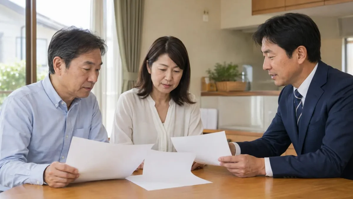 年最新版】唐津市の住宅の複数の売却案を比較する家族