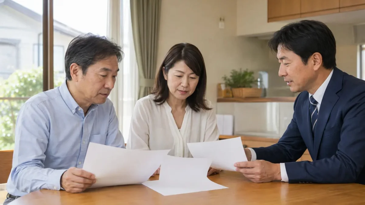 年最新版】唐津市の住宅の売却査定を不動産担当者へ相談する家族