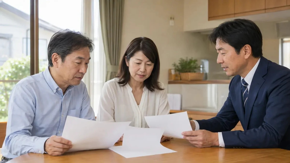 年最新】大貫町の住宅の売却査定を不動産担当者へ相談する家族