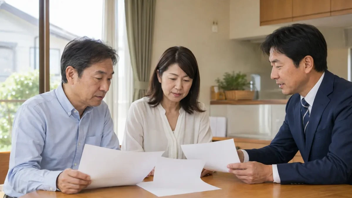 年最新】古賀市の住宅の売却査定を不動産担当者へ相談する家族